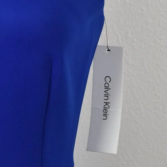 Calvin Klein Scuba Short Sleeve Sheath Dress NEW - 4 - Picture 8 of 9
